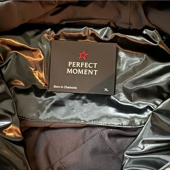 Perfect Moment Brooke Ski Suit Black Quilted NWT XL Waterproof - Picture 8 of 12